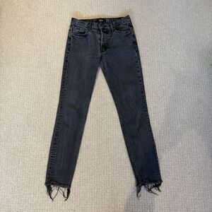 GRLFRND Yasmin mid-rise skinny jean in Lust for Life - size 25